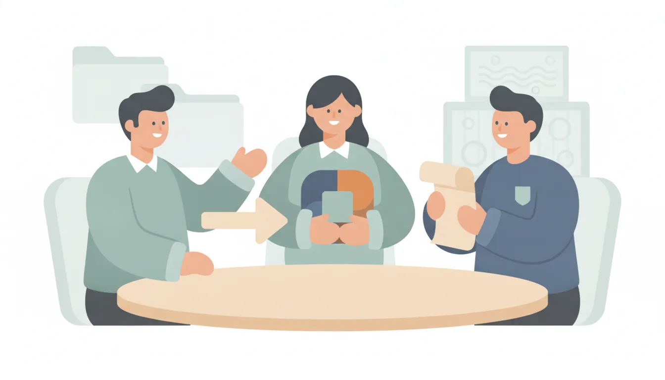 Government contractor and agency team reviewing a payment workflow