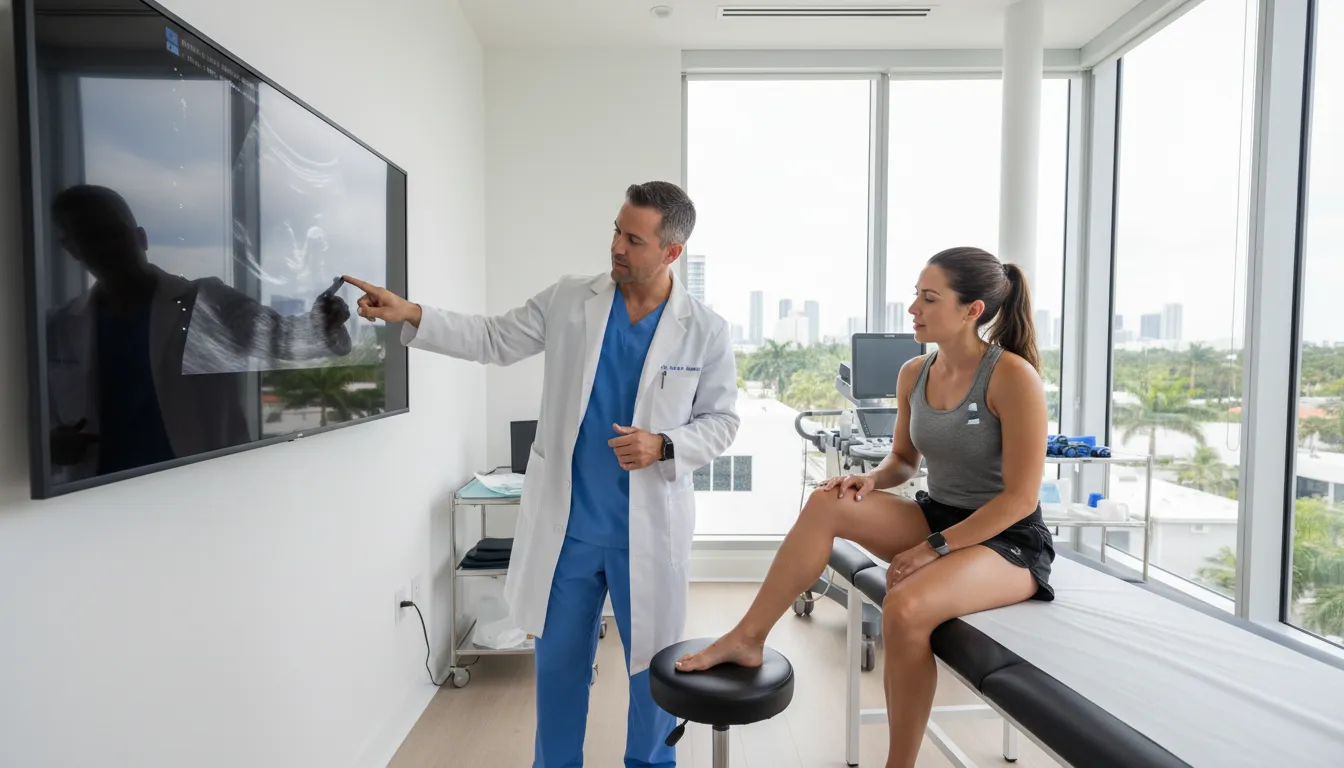 Clinical consultation for regenerative medicine for Achilles tendon injury