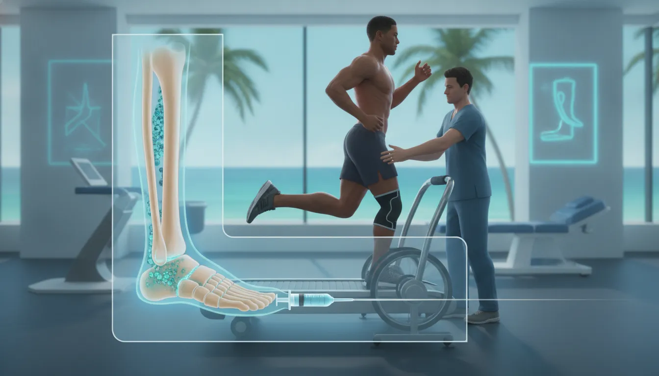 Achilles tendon rehabilitation as part of regenerative medicine for Achilles tendon injury