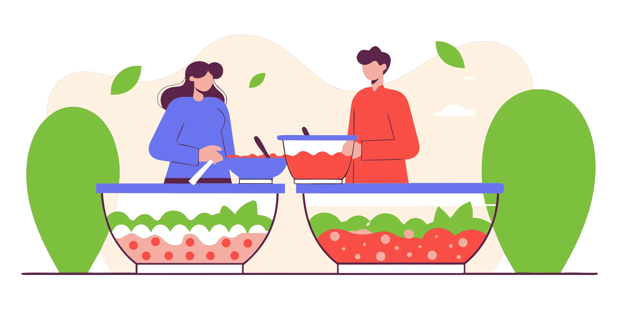 Shared Portland office catering buffet planned within an office catering budget