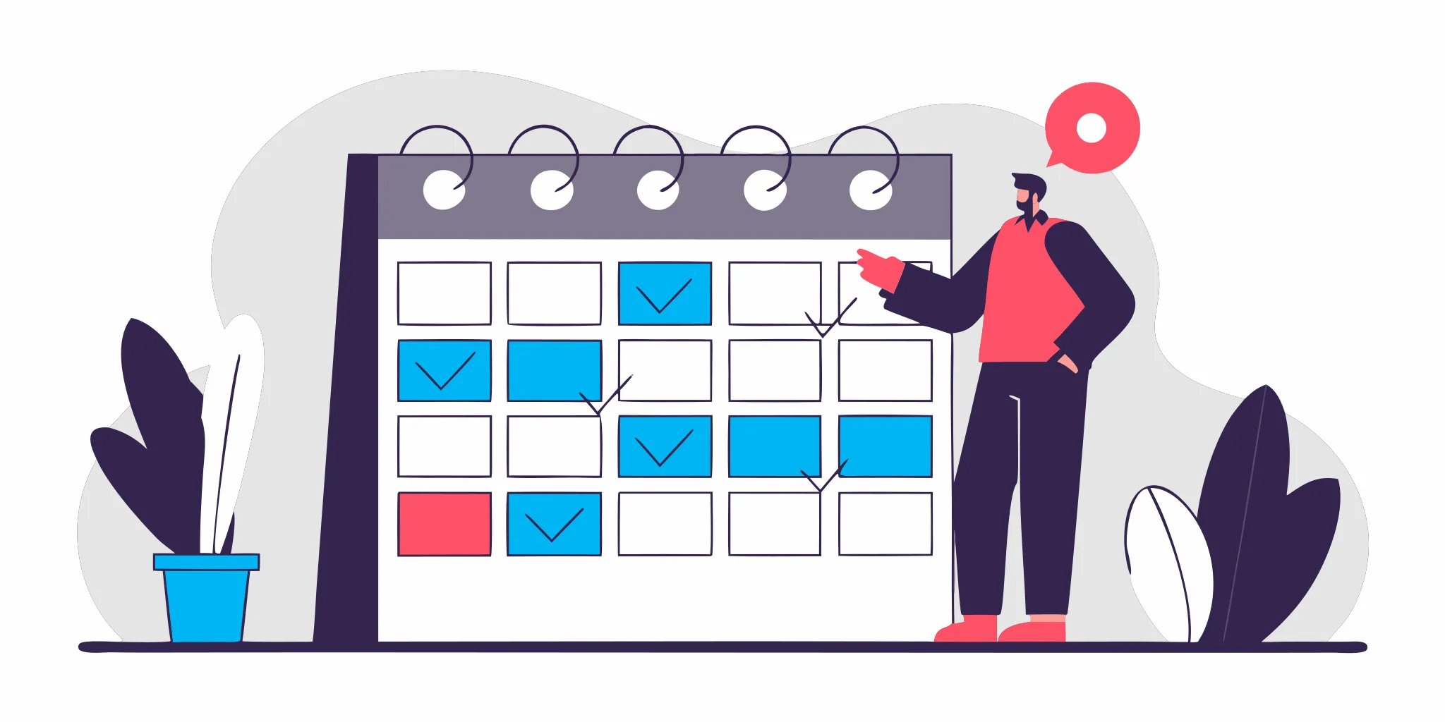 Office catering timeline for a Portland workplace meal