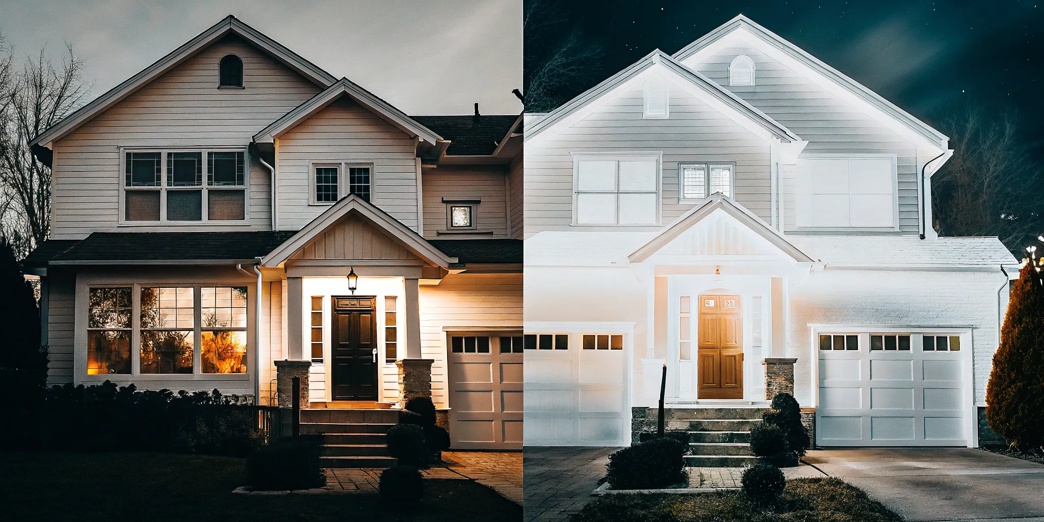 Comparison of two residential rental properties showing mortgage cost differences for investors