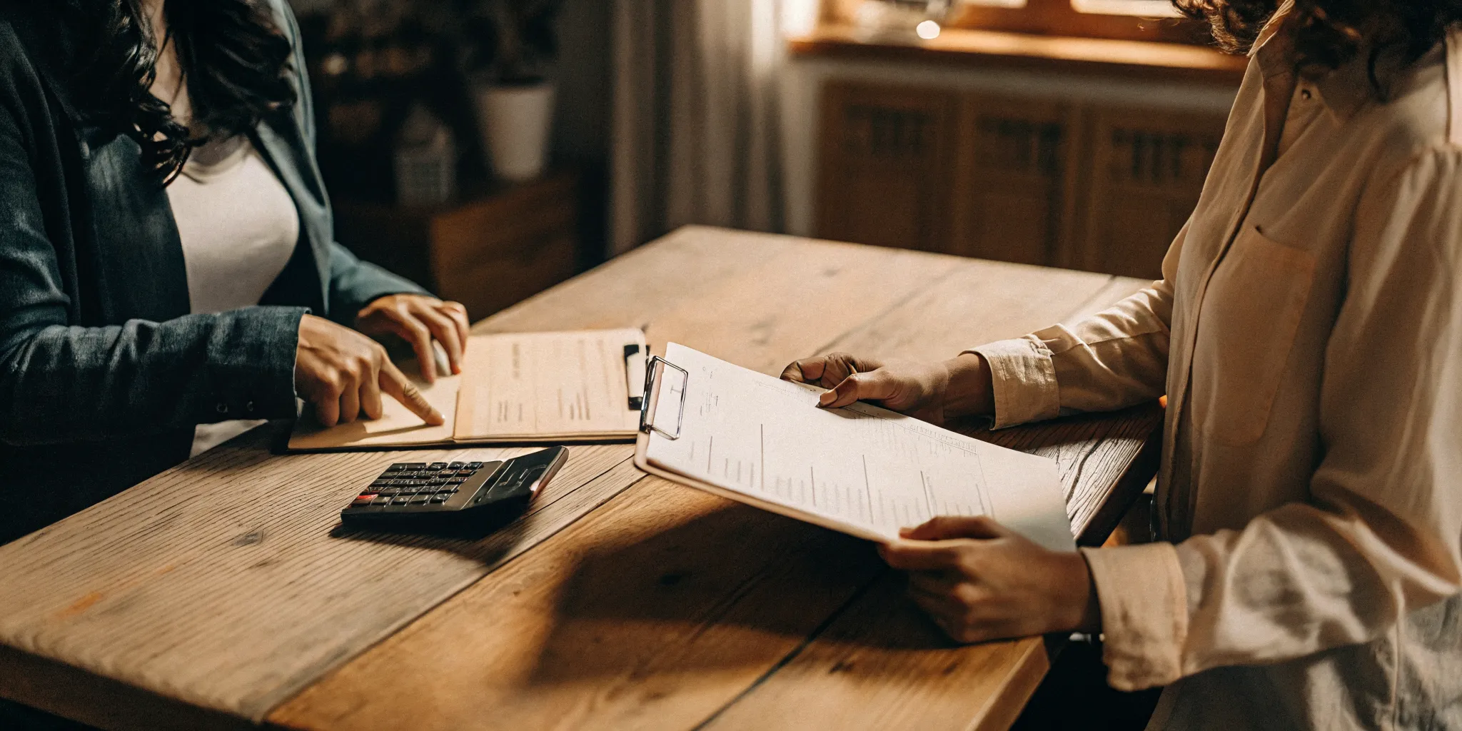 Homebuyer comparing two mortgage offers and their total costs