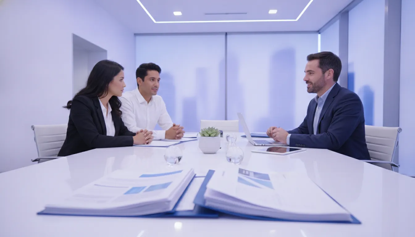 Organized mortgage application documents prepared for secure lender sharing