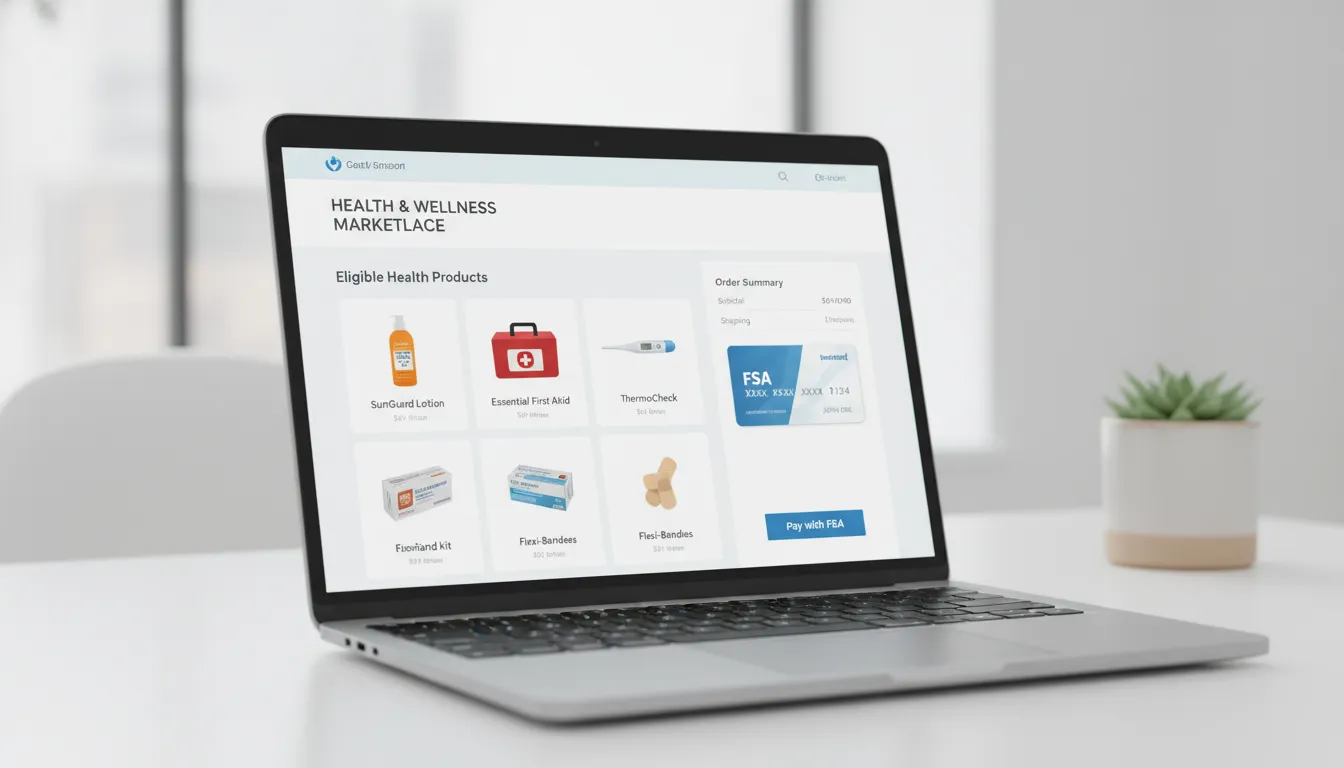 FSA card and health products for Amazon eligible checkout