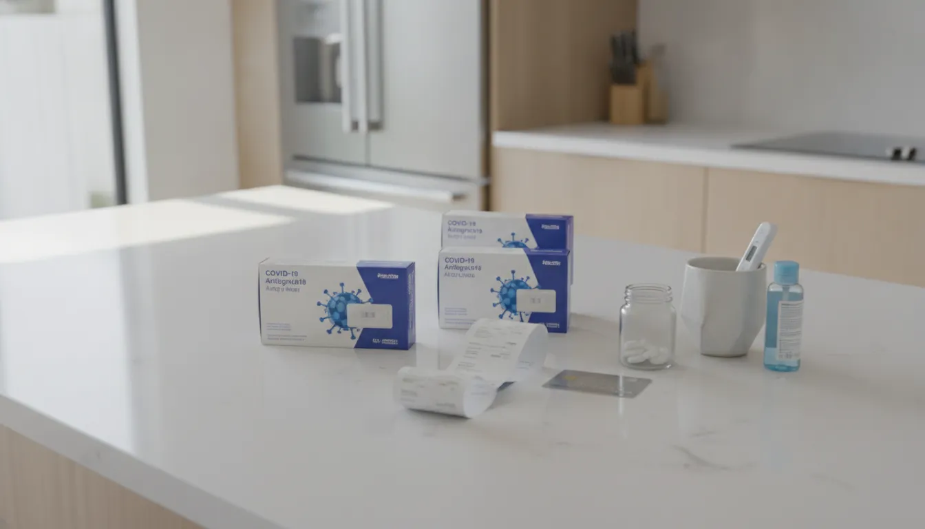At-home COVID test FSA eligible receipt planning with daylii