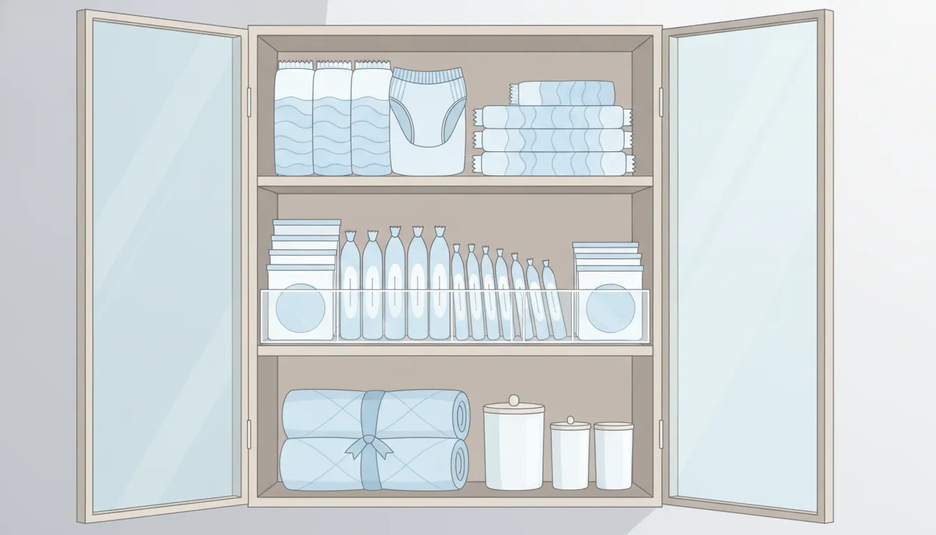 FSA eligible incontinence supplies organized for benefits shopping