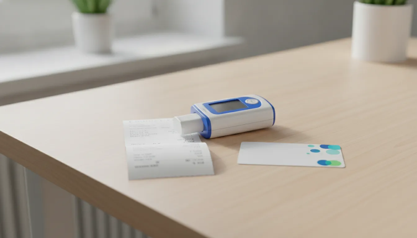 Pulse oximeter receipt documentation for FSA and HSA reimbursement