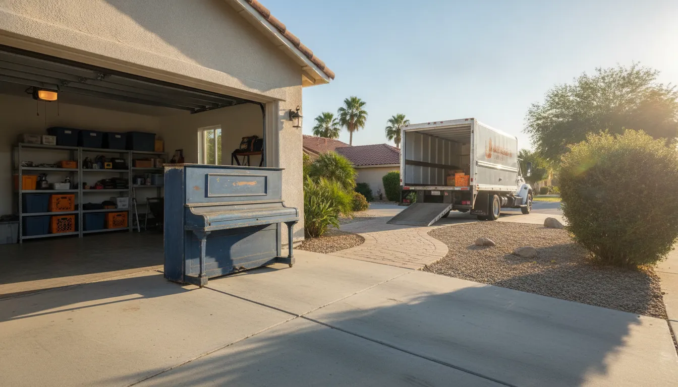 Clear loading access that can affect piano removal cost