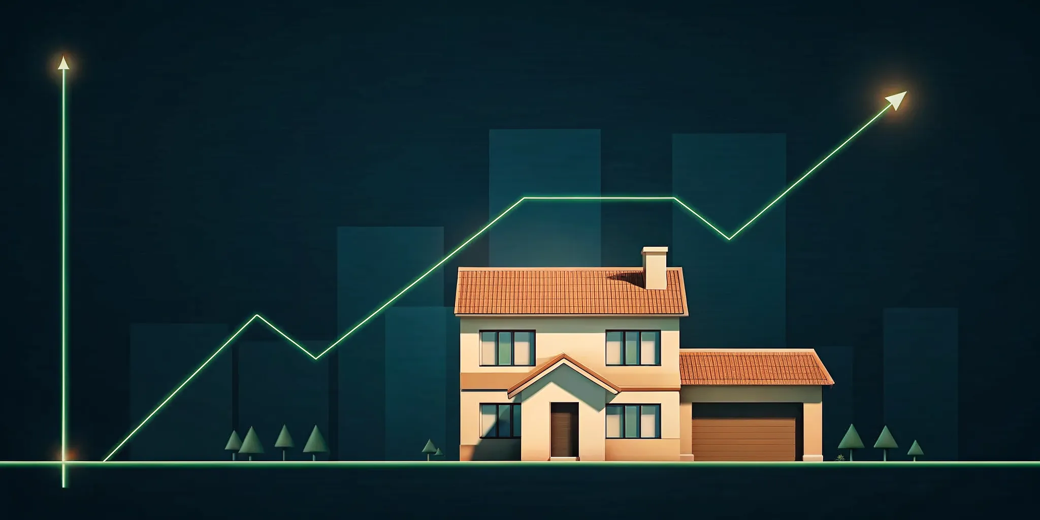 Comparison of fixed return and variable return real estate investment paths