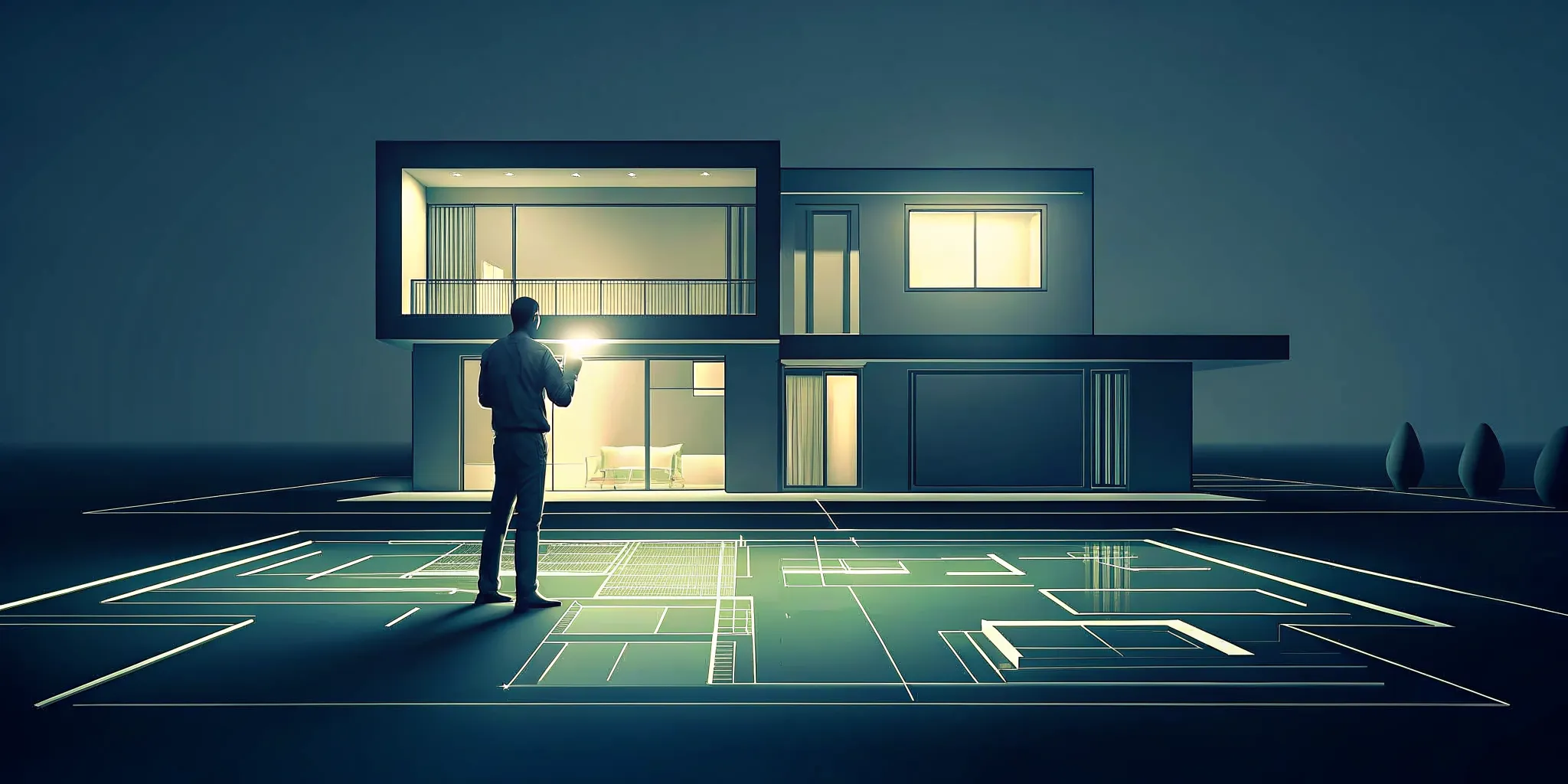 Investor reviewing a real estate crowdfunding project