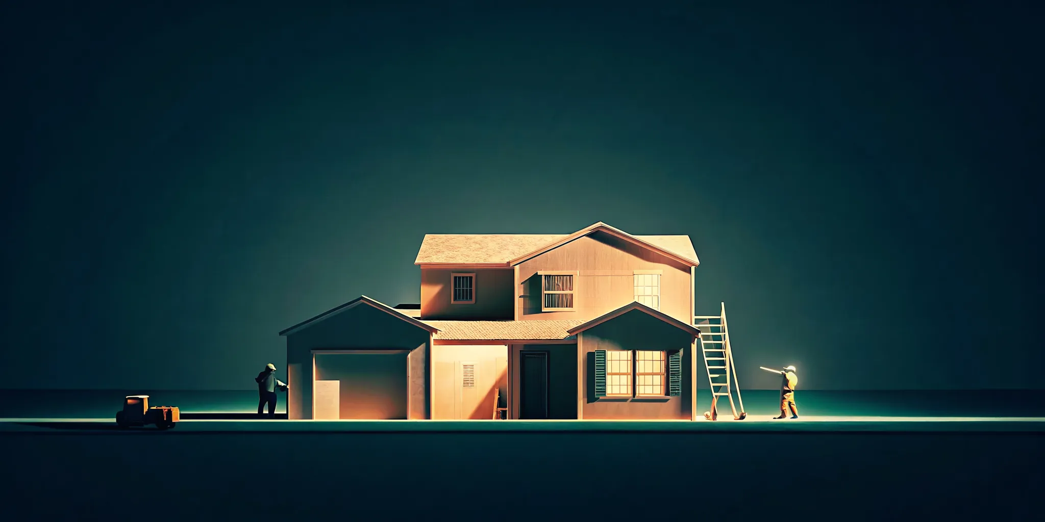 Residential fix-and-flip property undergoing renovation in Phoenix, Arizona representing Growvest's core investment model