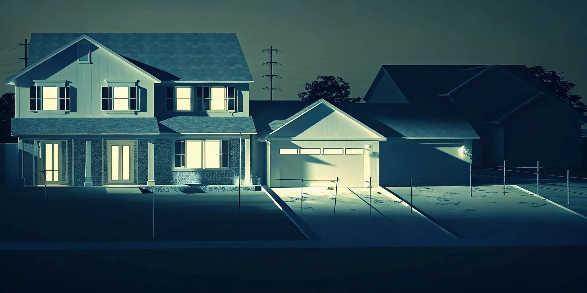 Completed and under-renovation homes illustrating debt-backed fix-and-flip real estate crowdfunding