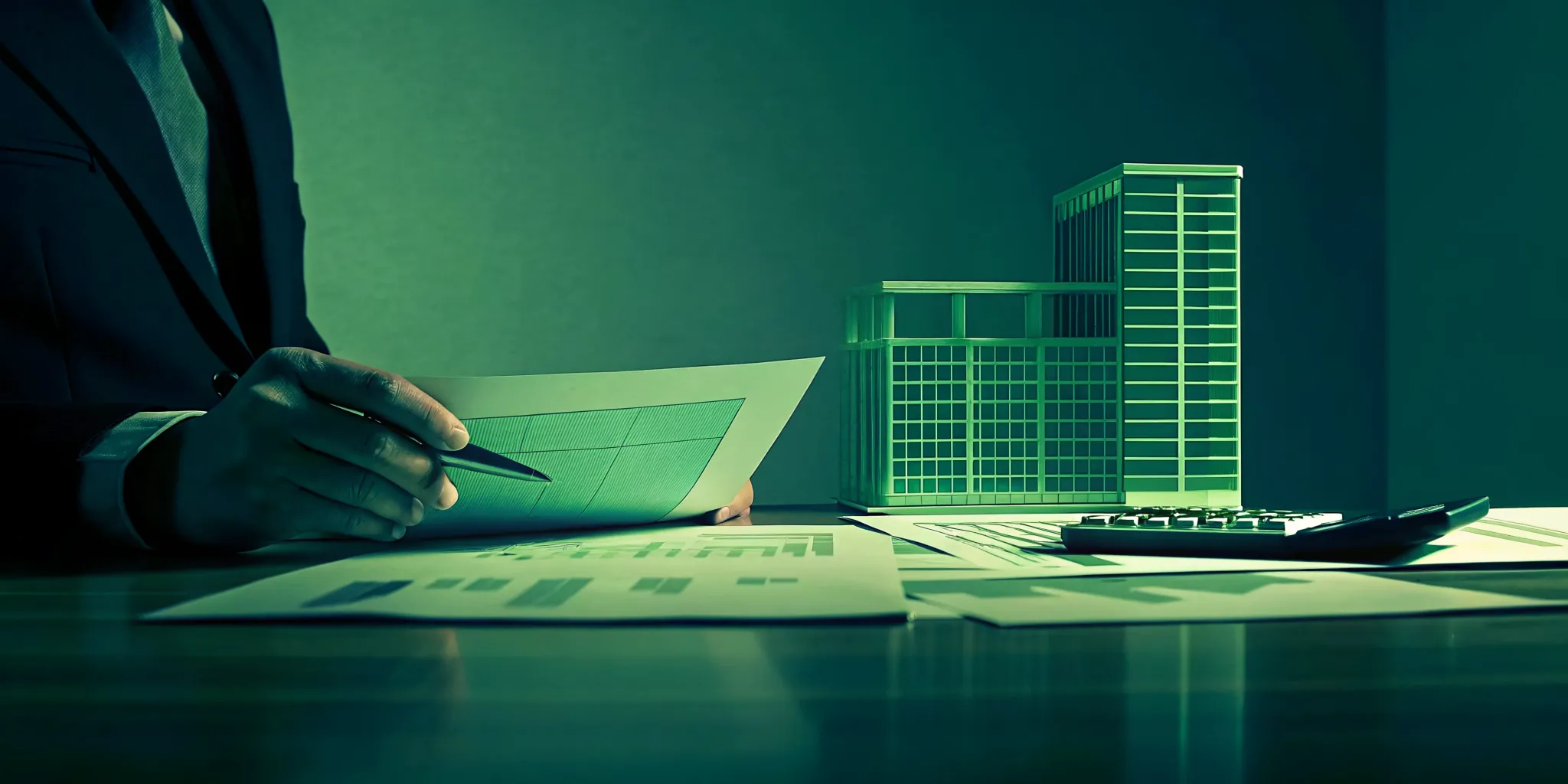 Accredited investor reviewing a private real estate investment strategy