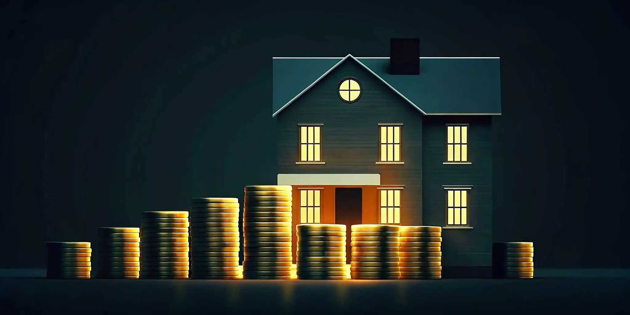 Real estate debt capital stack with first-lien debt and equity