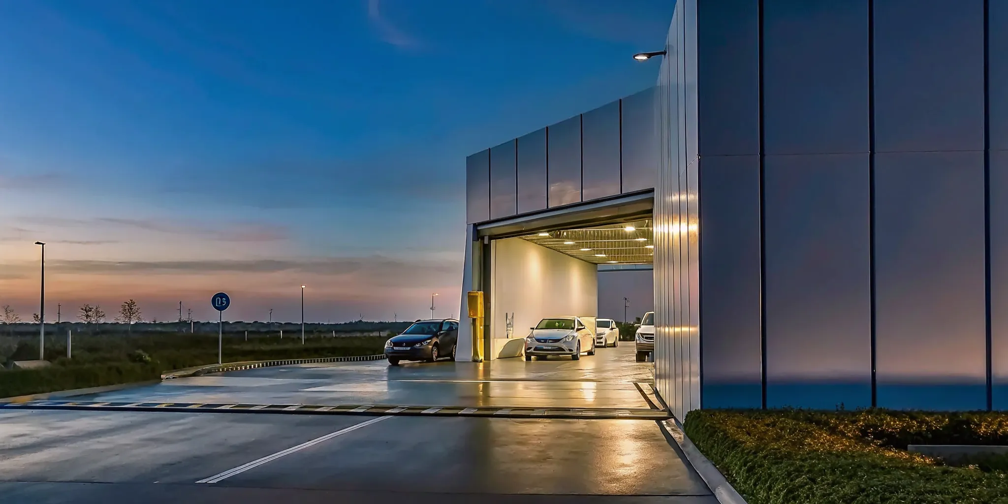 Express car wash site used to evaluate whether car washes are profitable