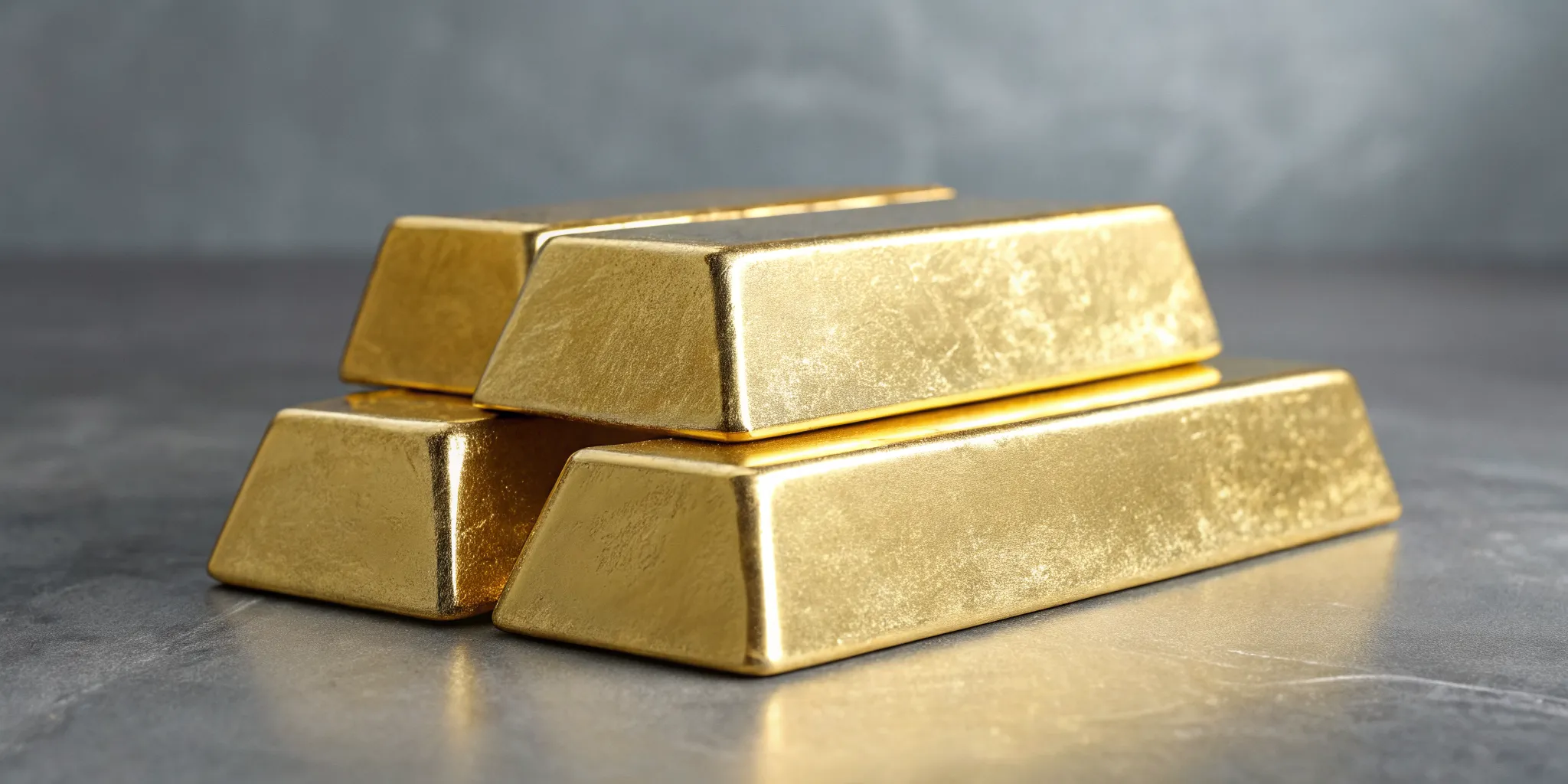 Stack of gold bars from the best place to buy gold.