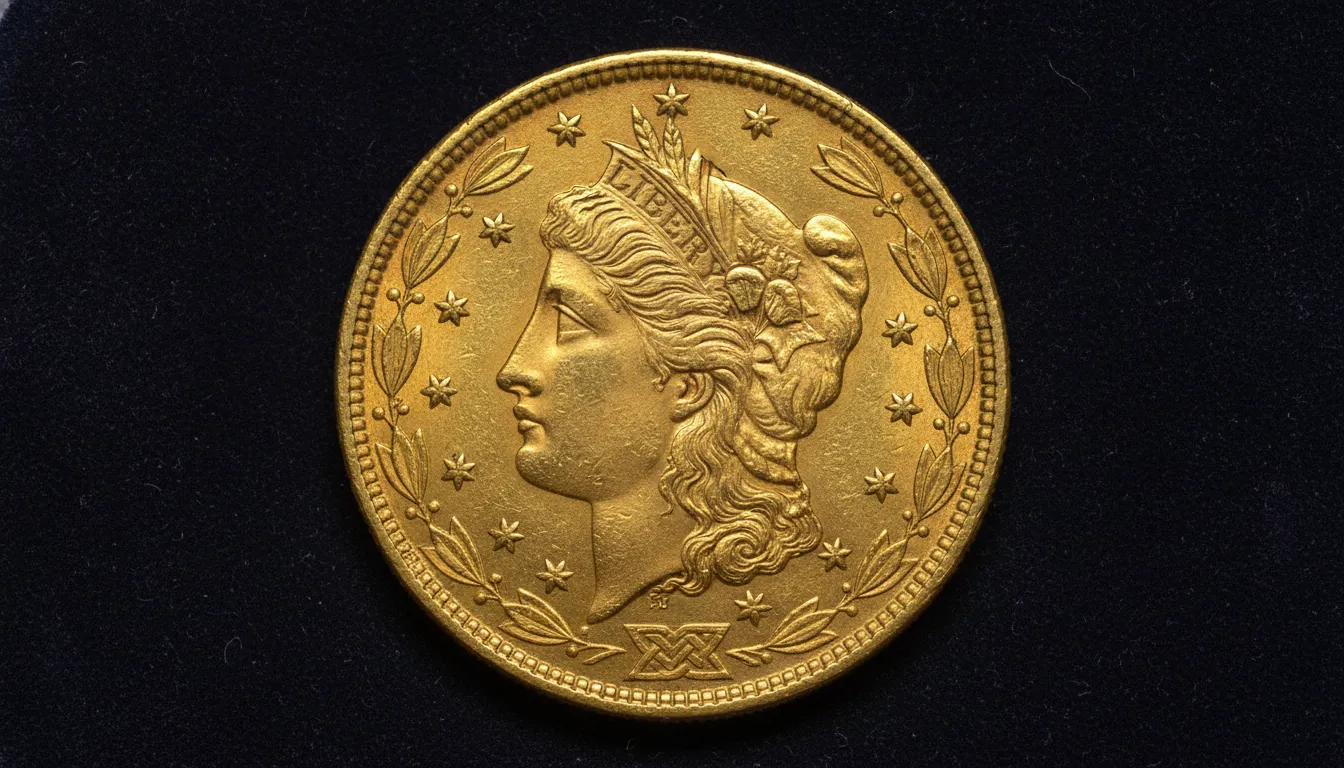 Liberty Head Double Eagle $20 Gold Coin - Obverse