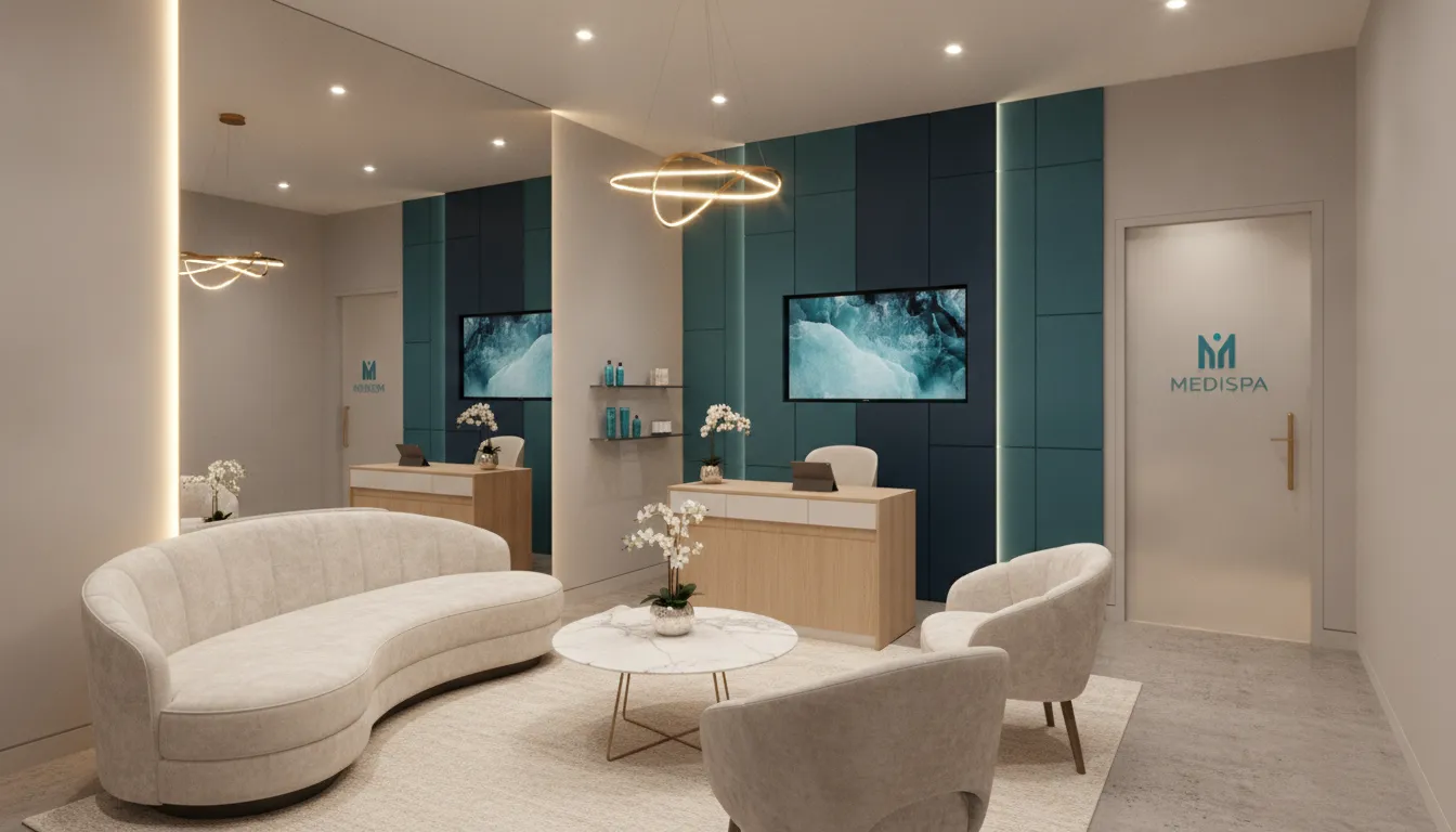 Elegantly designed medical spa consultation room at Wilmarwell serving Katy TX clients