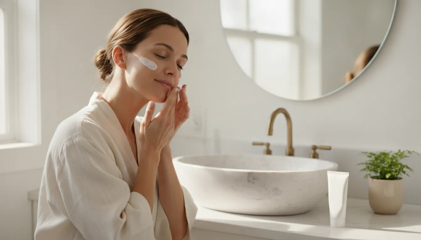 Gentle sun protection as part of microneedling aftercare