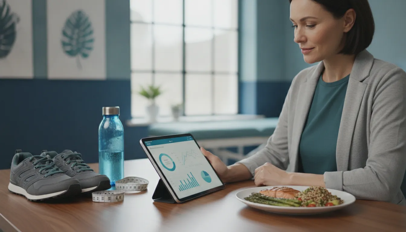 Reviewing healthy habits during a weight loss plateau