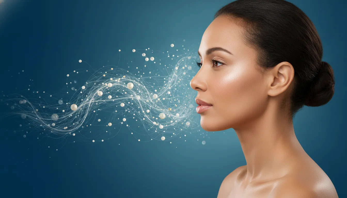 Visual representation of gradual collagen renewal during the Sculptra results timeline