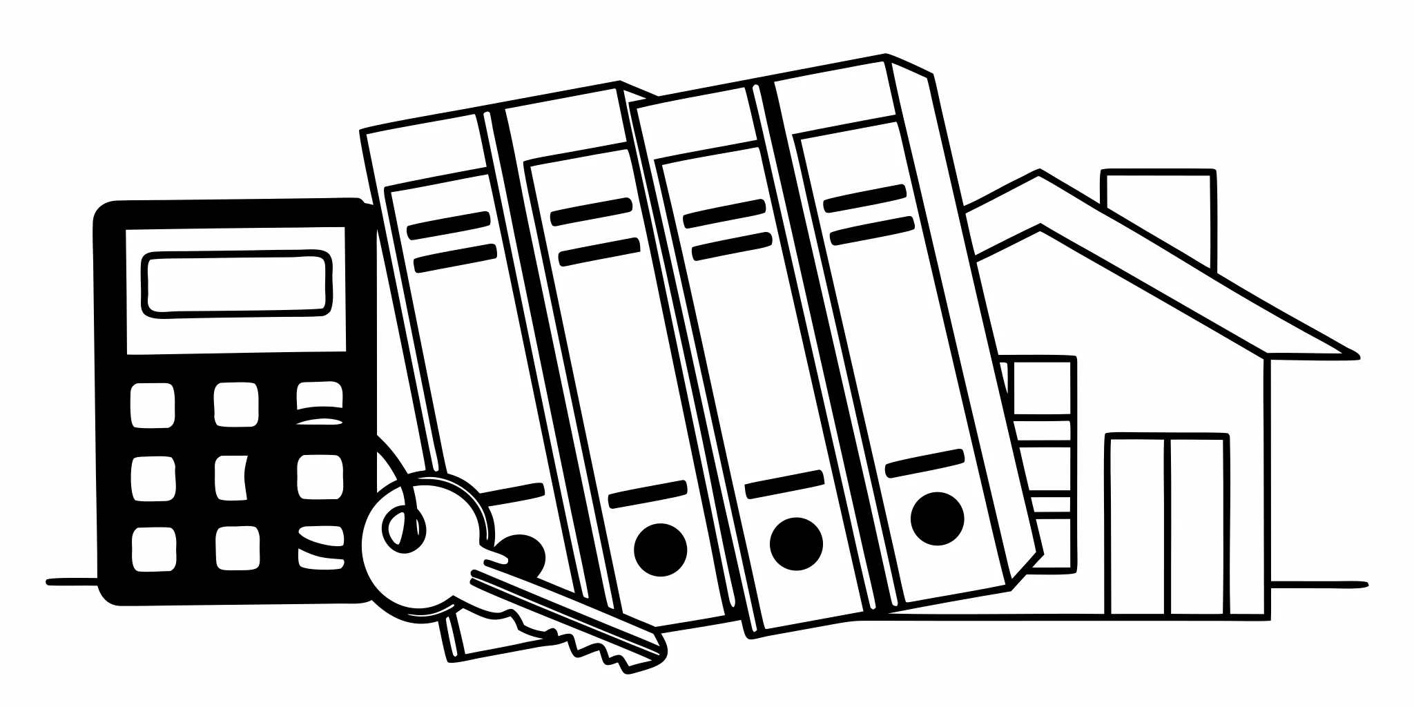 Organized folders for 1031 exchange bookkeeping and property basis records