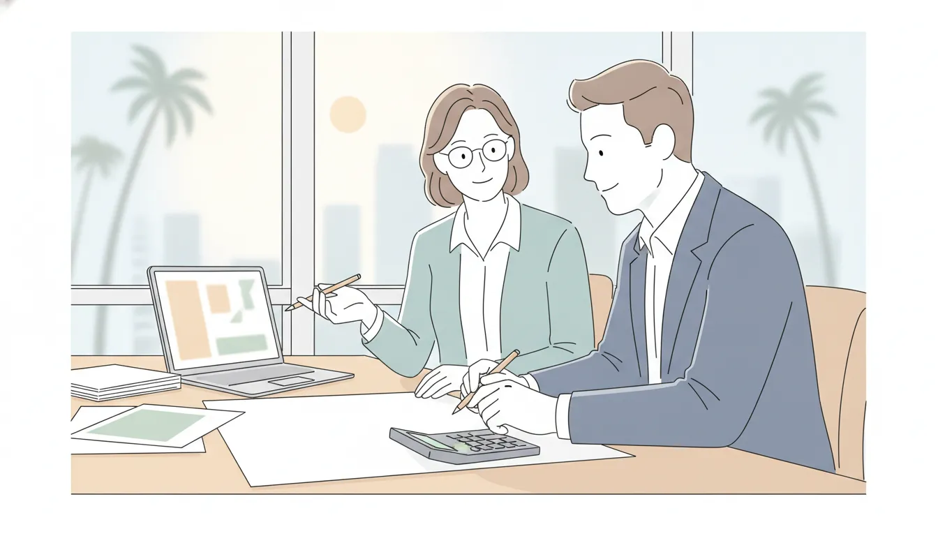 California physician and tax advisor reviewing annual compensation planning