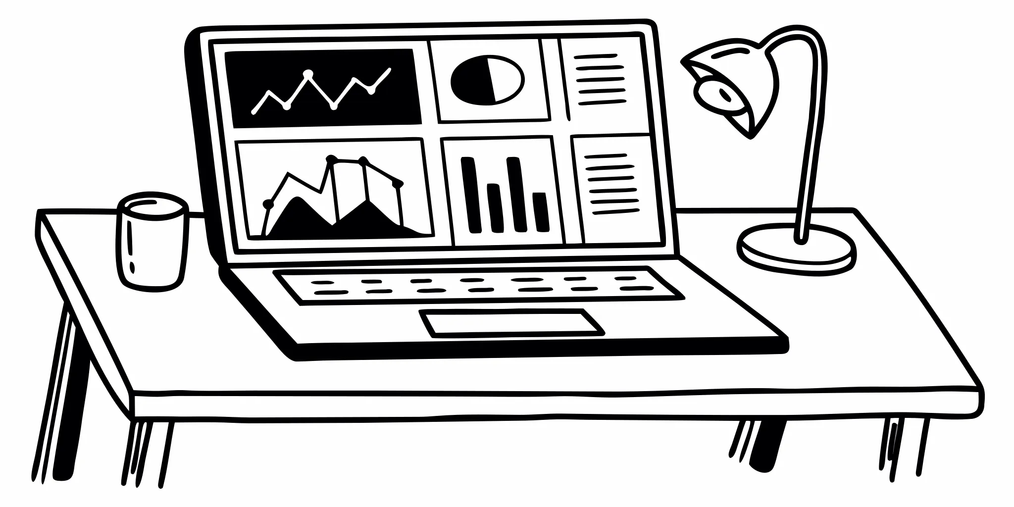 Laptop displaying accounting software charts and California sales tax data