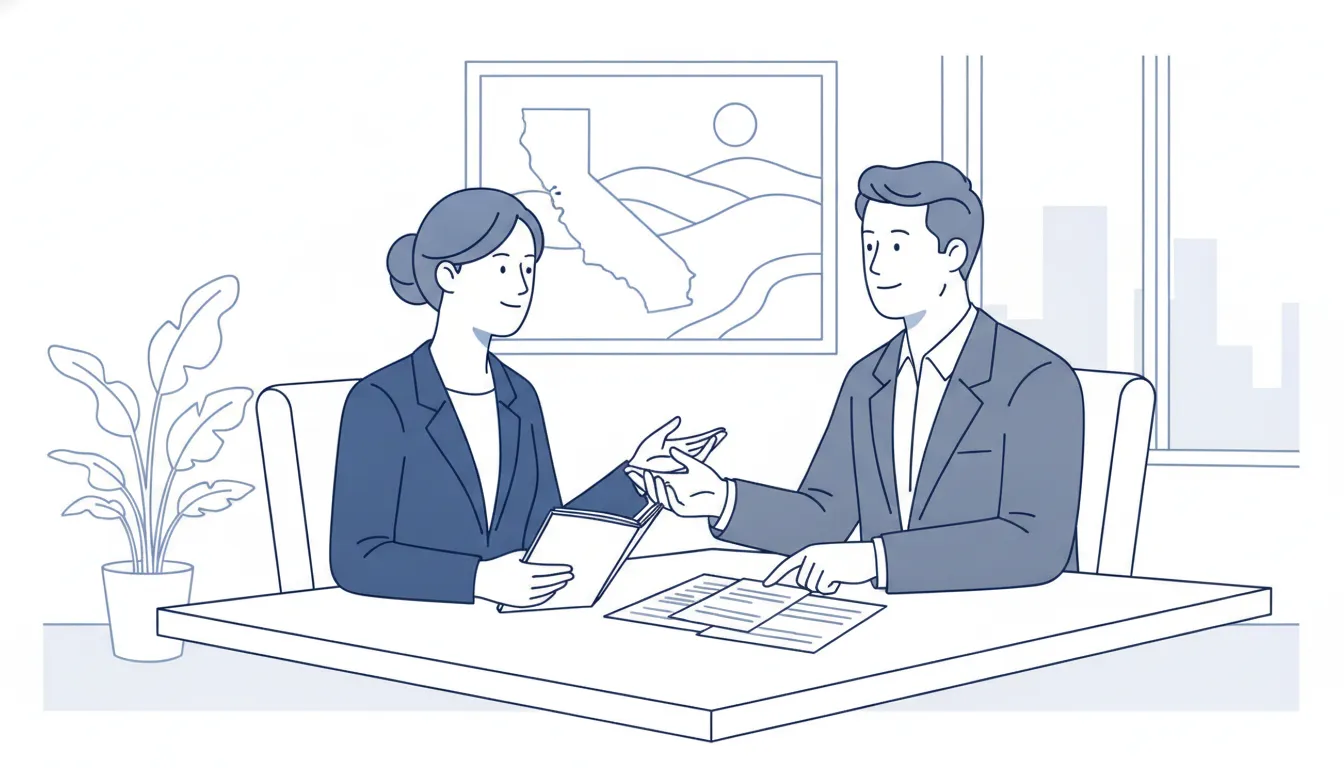 California physician discussing equity and investment tax planning