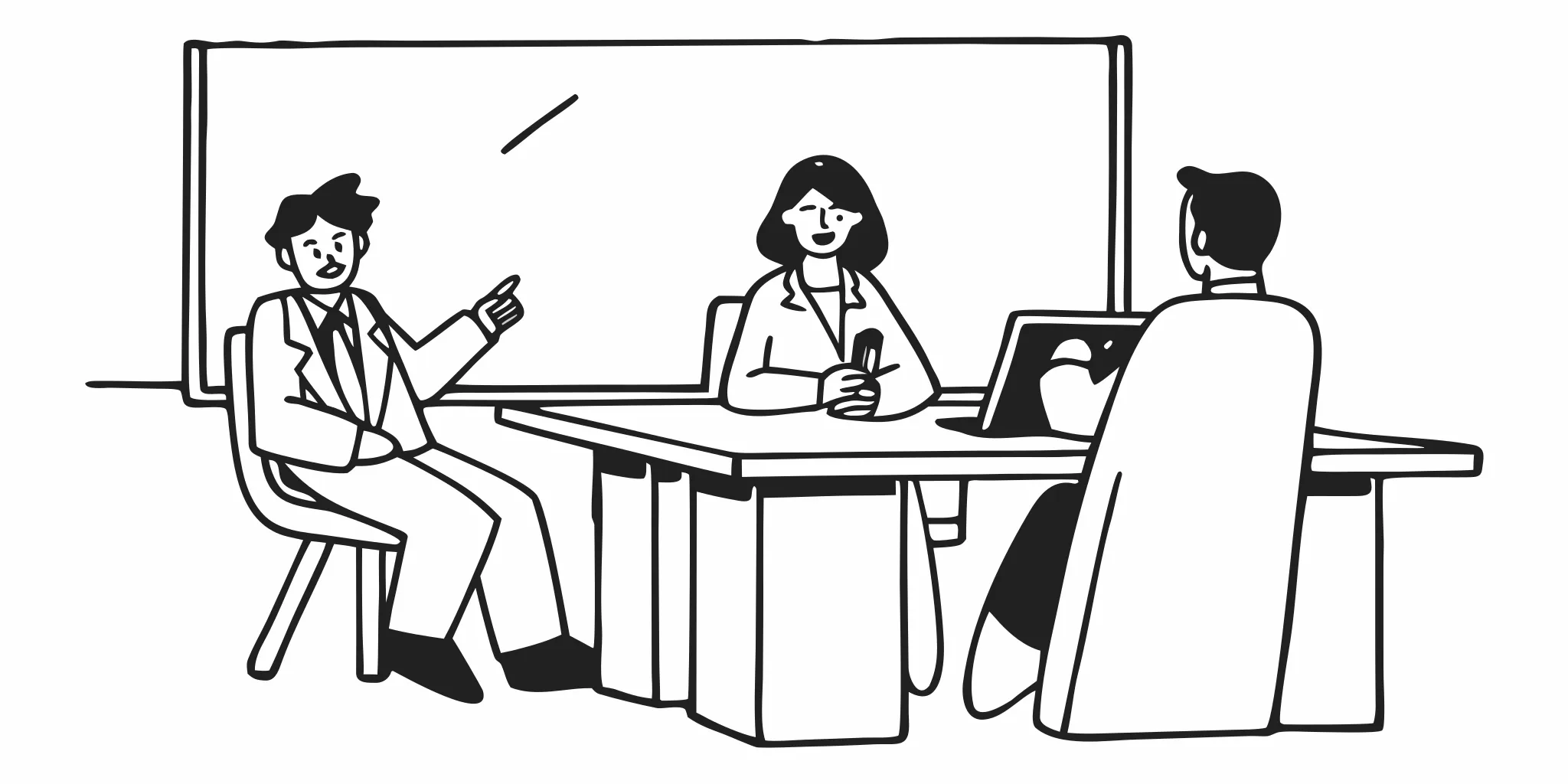 Tax advisor and physicians reviewing student loan forgiveness program options in a bright California office