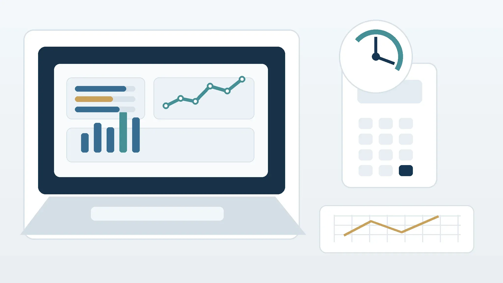 Accounting software for professional services firms shown through project dashboards, time tracking, and reporting tools