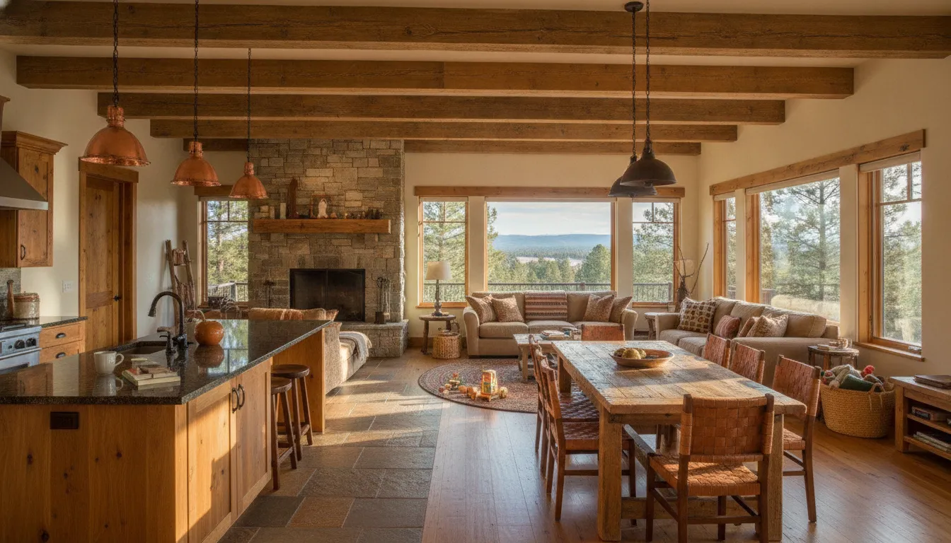 Homeowners reviewing a personalized home layout with a builder in Western Colorado