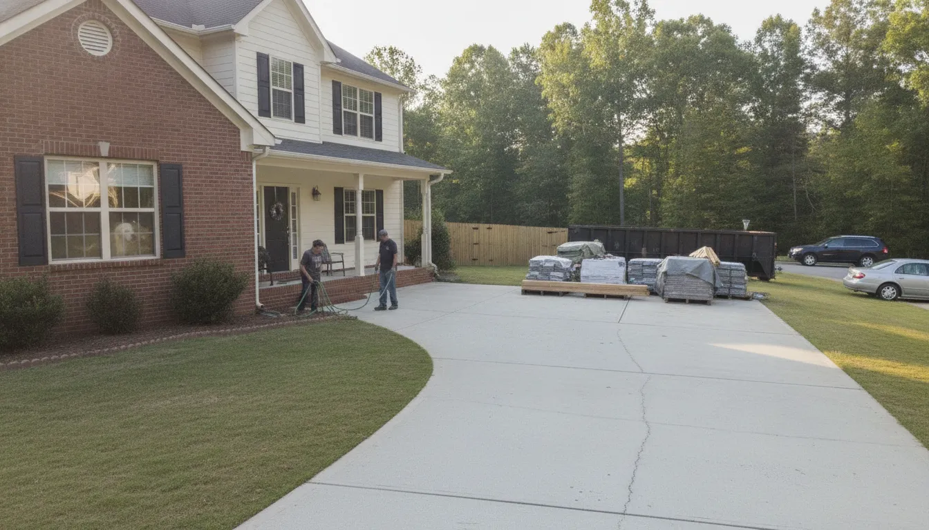 Georgia home prepared for a roof replacement