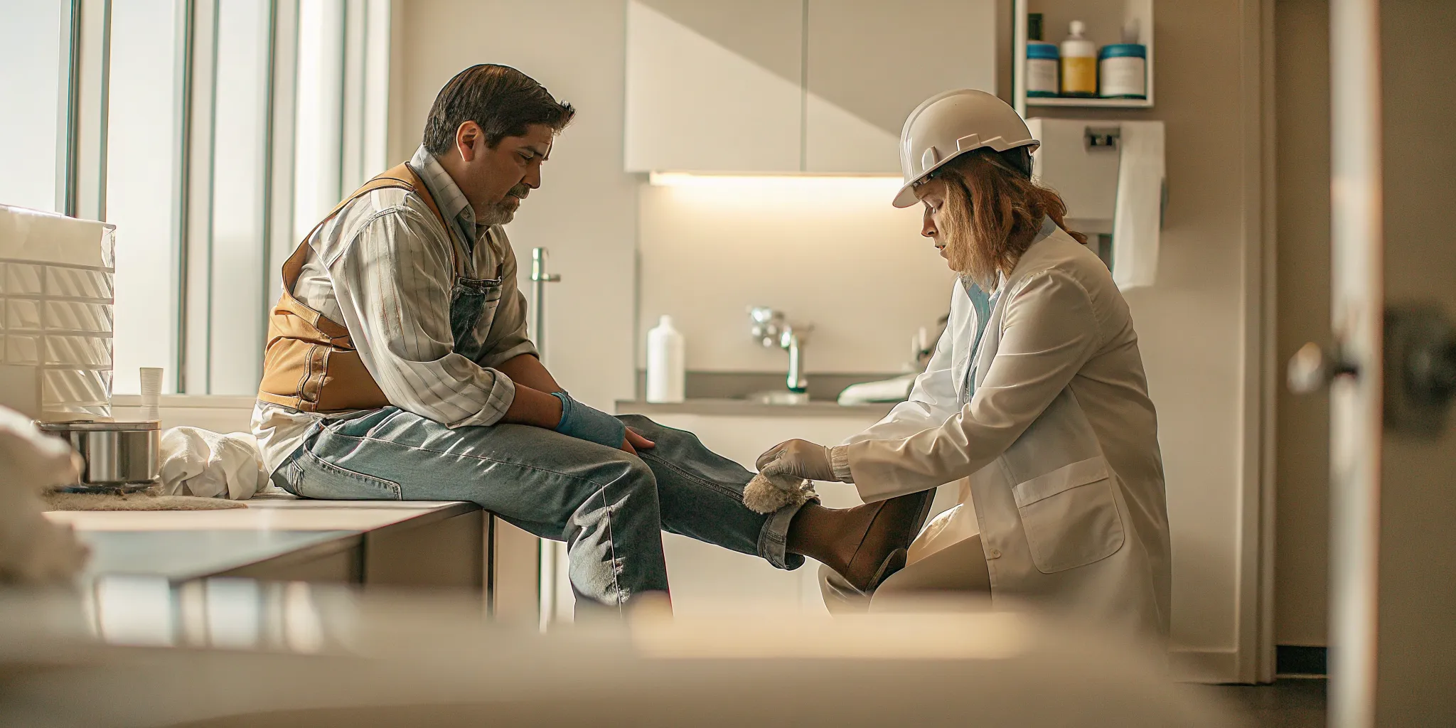 Temporary foreign worker receiving care after a workplace injury in Ontario