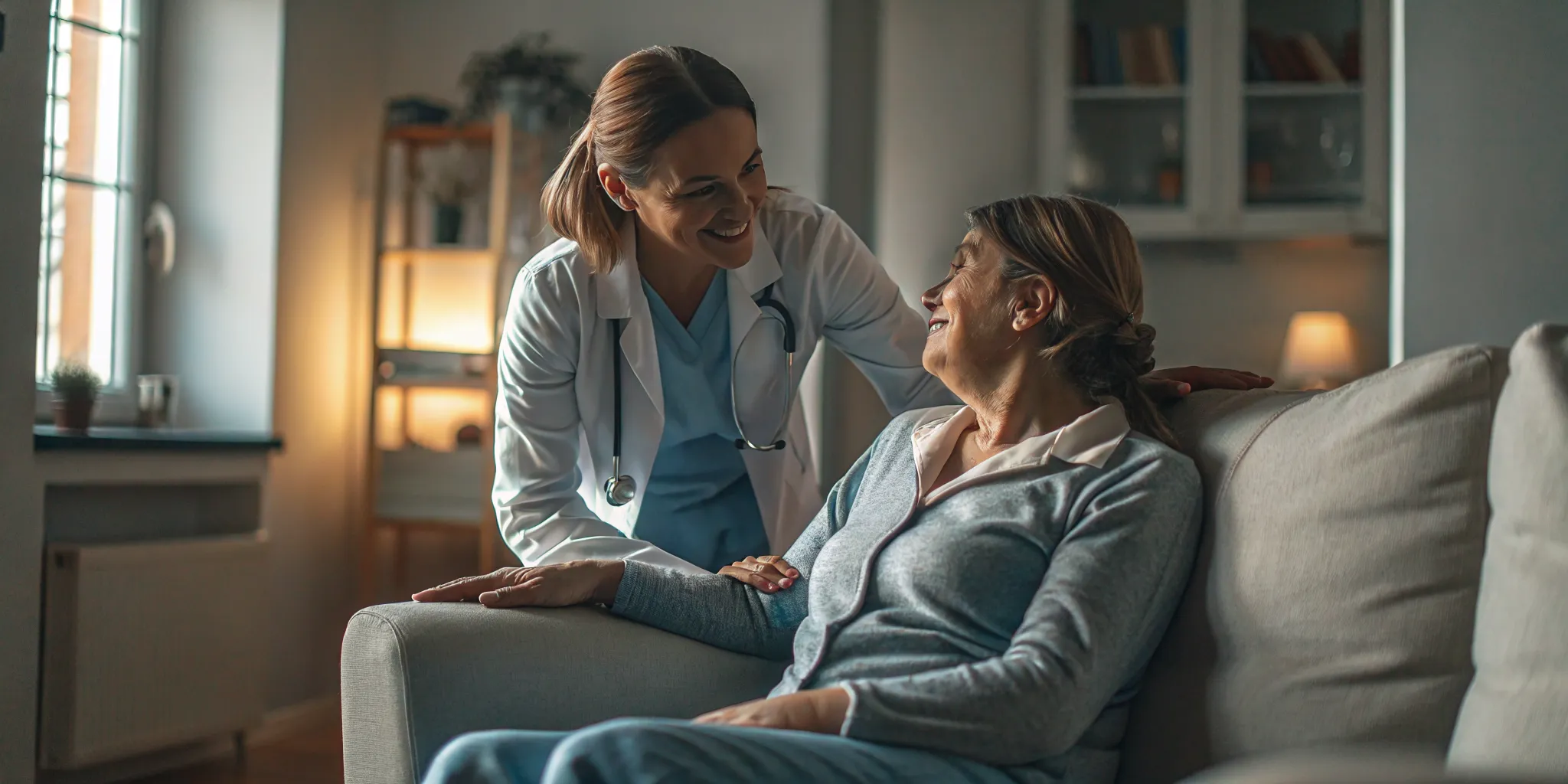 Injured worker receiving supportive health care and guidance after reporting a workplace injury in Ontario