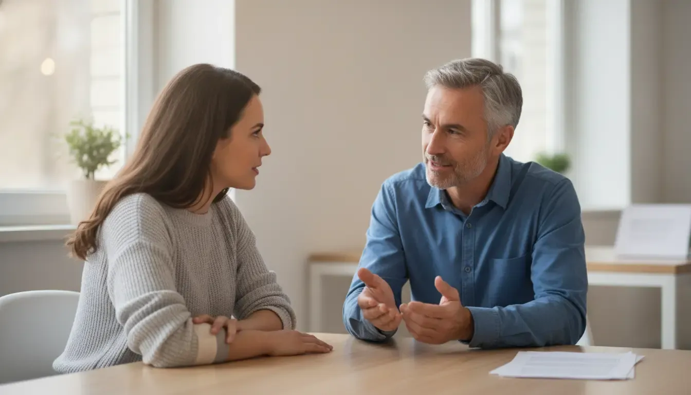 Employer and worker discussing return to work after a WSIB Form 7 report