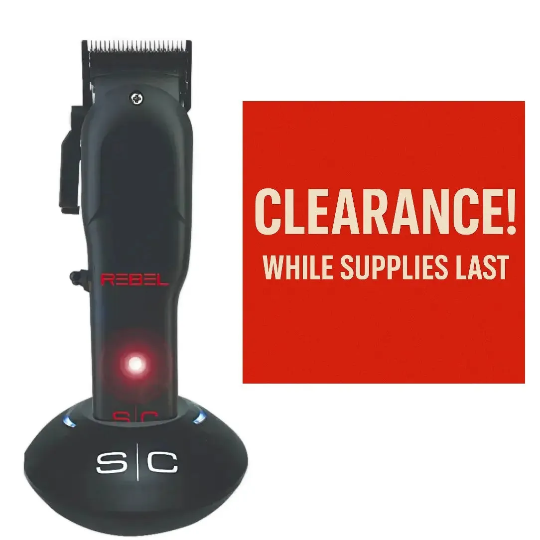 Gamma+ Rebel cordless clipper from the gamma rebel vs caliber clipper comparison, shown with its super-torque motor and Black Diamond Carbon blade
