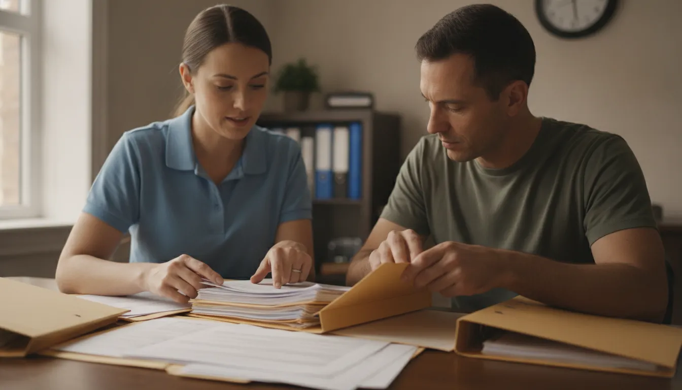 Veteran organizing medical evidence before meeting a nexus letter provider