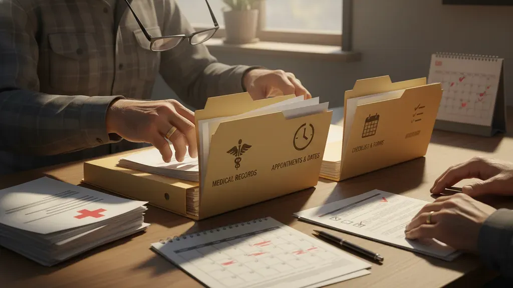 Organizing evidence after a VA claim denied decision