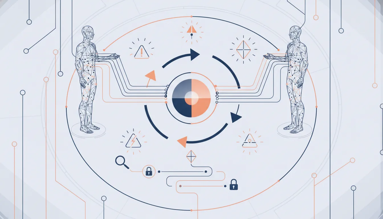 Illustration of monitoring signals and retry paths in a Salesforce API integration