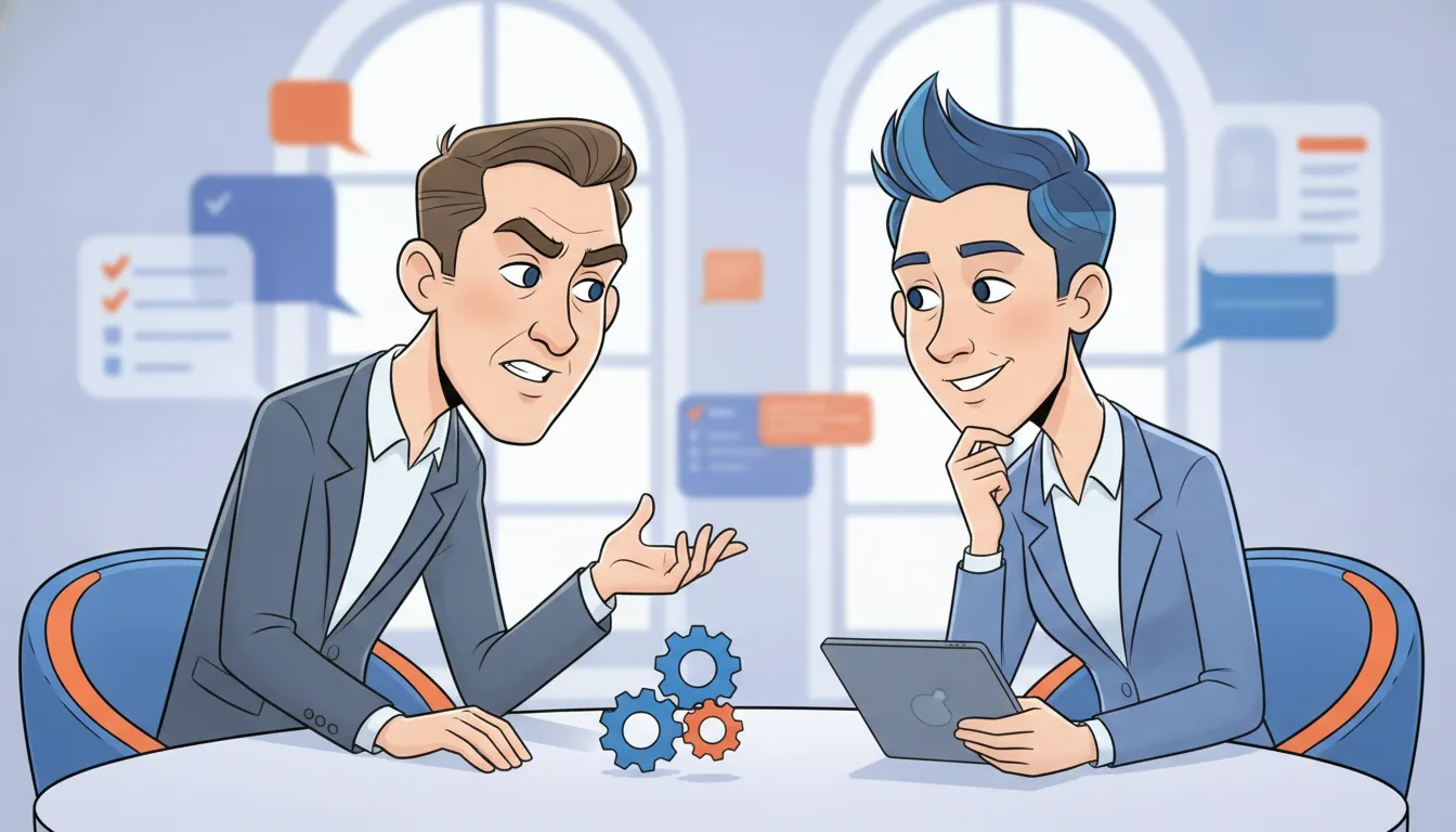 Buyer asking a Salesforce advisor due diligence questions