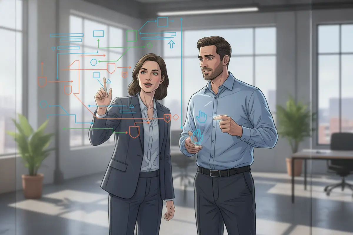 Operations leader and Salesforce advisor mapping process handoffs and risk controls