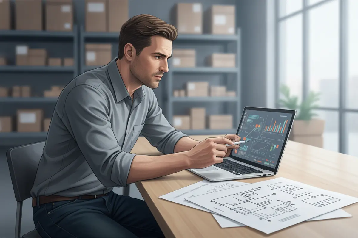 Retail analyst assessing customer, product, and inventory data for a Salesforce implementation