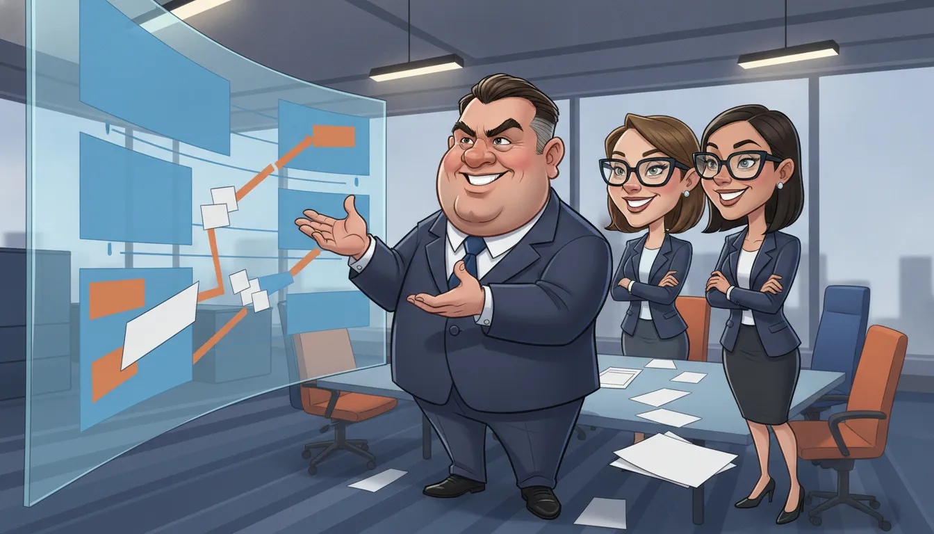 Business leaders reviewing a Salesforce implementation proposal roadmap