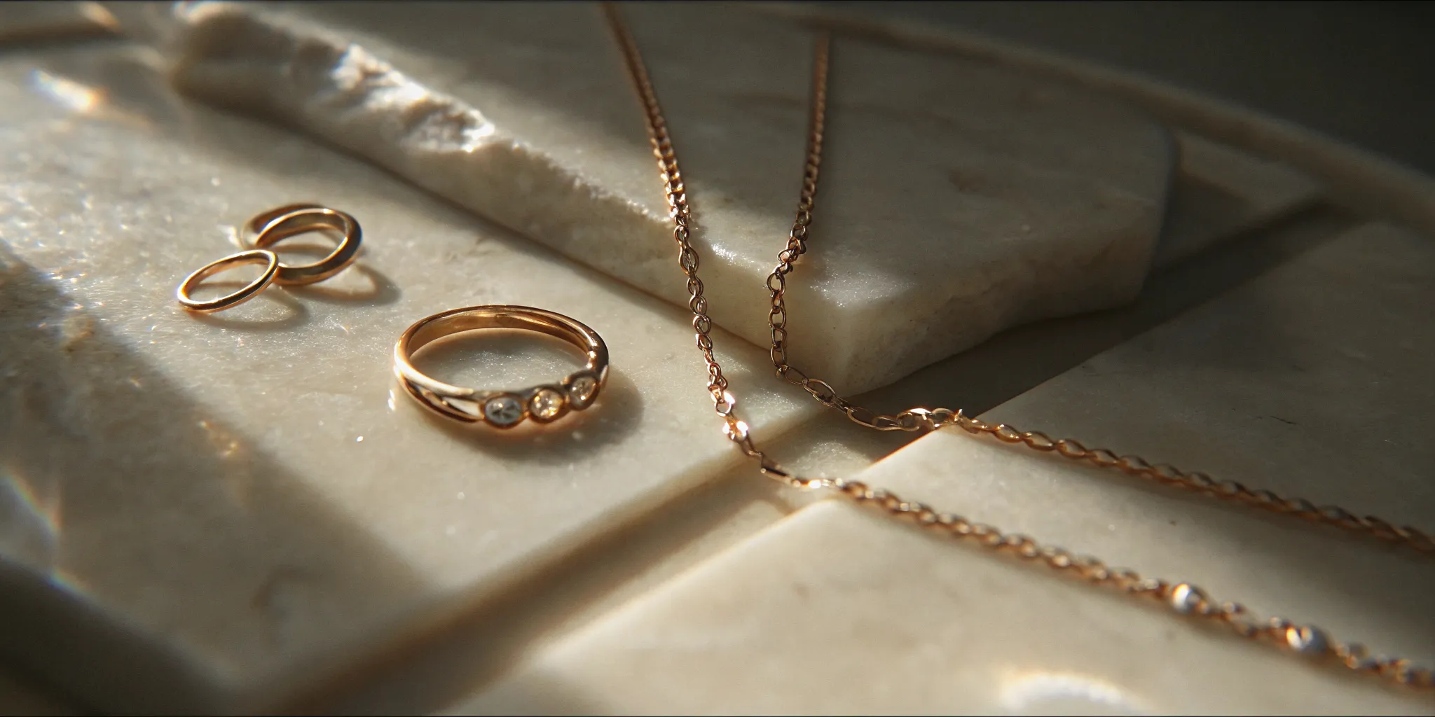 Gold rings selected as fine jewelry anniversary gifts by year