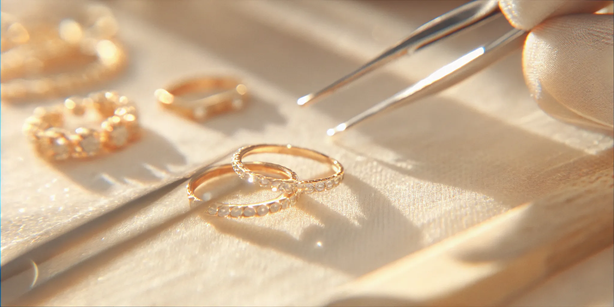 Jeweler restoring a gold heirloom ring to extend its life