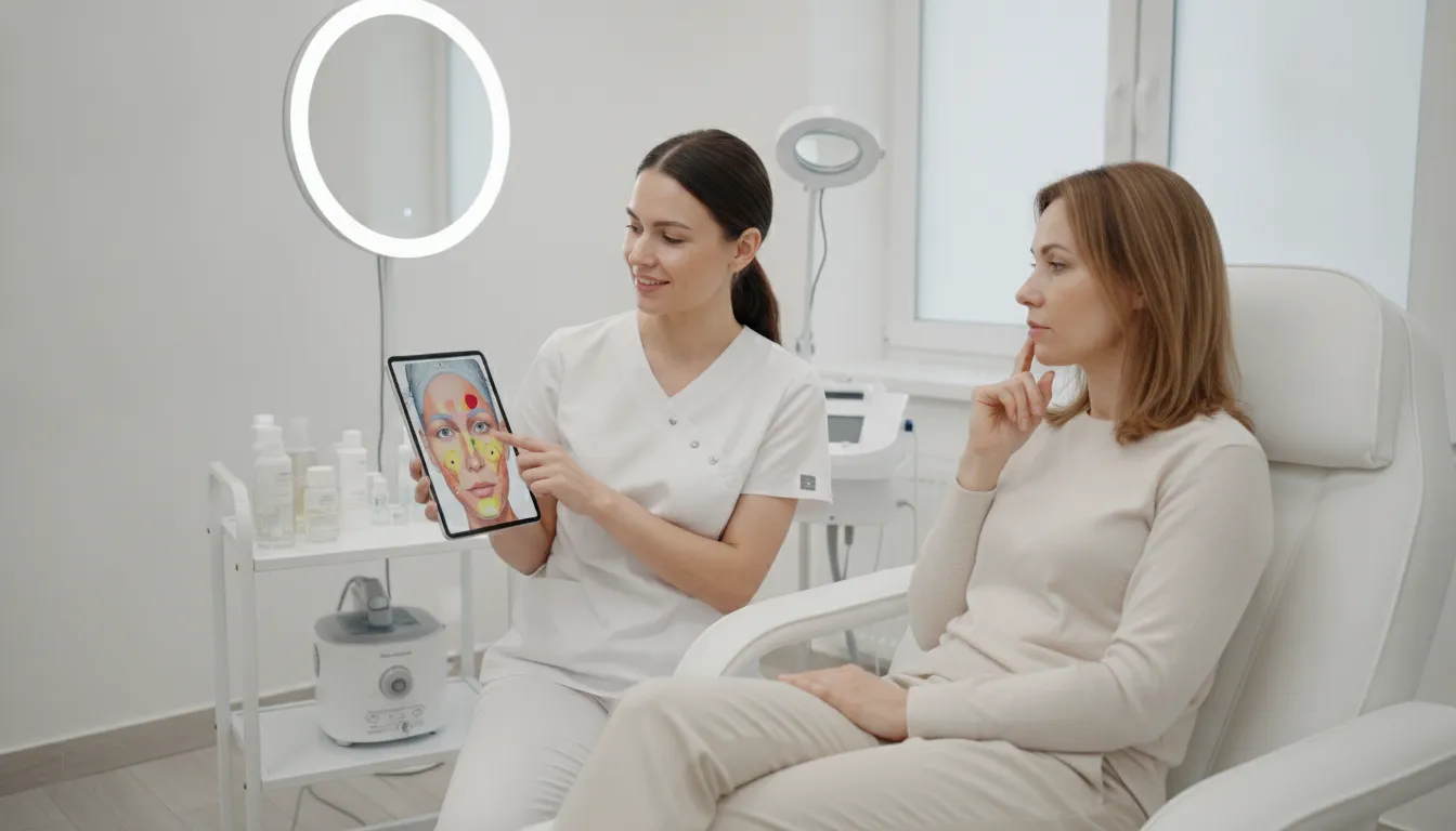 Personalized Laser Genesis vs IPL skin consultation at a medspa