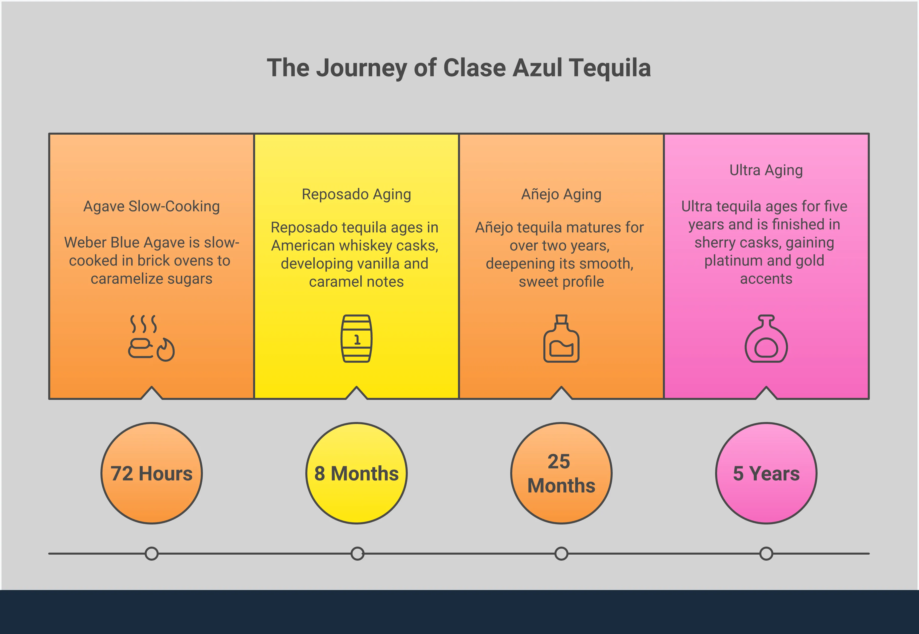 Clase Azul Tequila: From Agave to Art Comprehensive infographic showcasing Clase Azul tequila production methods, hand-painted ceramic decanters, serving techniques, authentication tips, and investment value. Features traditional Mexican agave cooking ovens, artisan painting process, proper glassware, storage conditions, and limited edition bottle designs with cultural motifs.